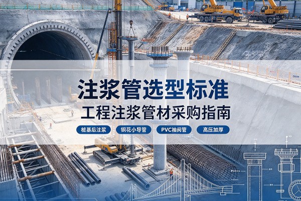 丰泽注浆管选型标准