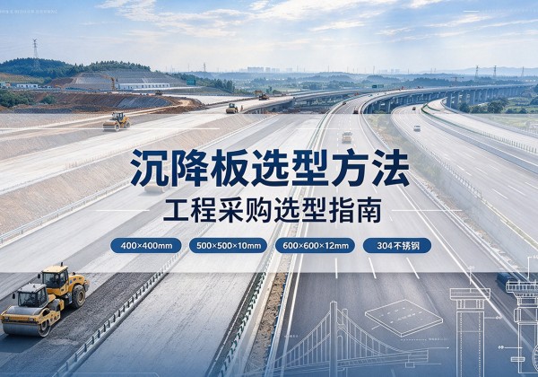 丰泽沉降板选择方法